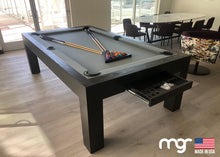 Load image into Gallery viewer, The Modern X45 Pool Table (Solid Oak with Black Finish)