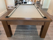 Load image into Gallery viewer, Retro Modern Pool Table Solid Oak