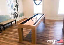 Load image into Gallery viewer, The Modern Shuffleboard (Oak Wood Natural Finish)
