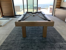 Load image into Gallery viewer, The Inside Modern Pool Table Solid Walnut with Custom Finish
