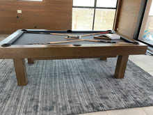 Load image into Gallery viewer, The Inside Modern Pool Table Solid Walnut with Custom Finish

